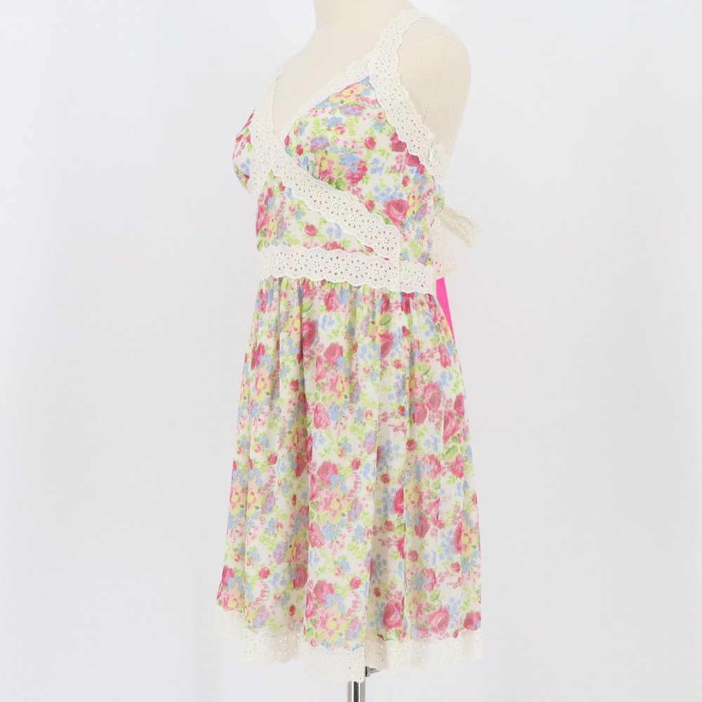 SOLD - NWT Betsey Johnson Floral Mini Dress - Picture 4 of 14